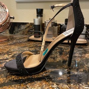 Black high heels never wear